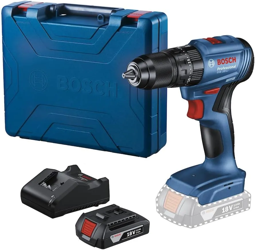 Parafusadeira e Furadeira de Impacto Bosch GSB 18V-50 Brushless 18V