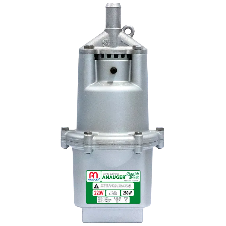 Bomba Submersa Vibratória Anauger Sappo Ecco Fit 280 W 220V