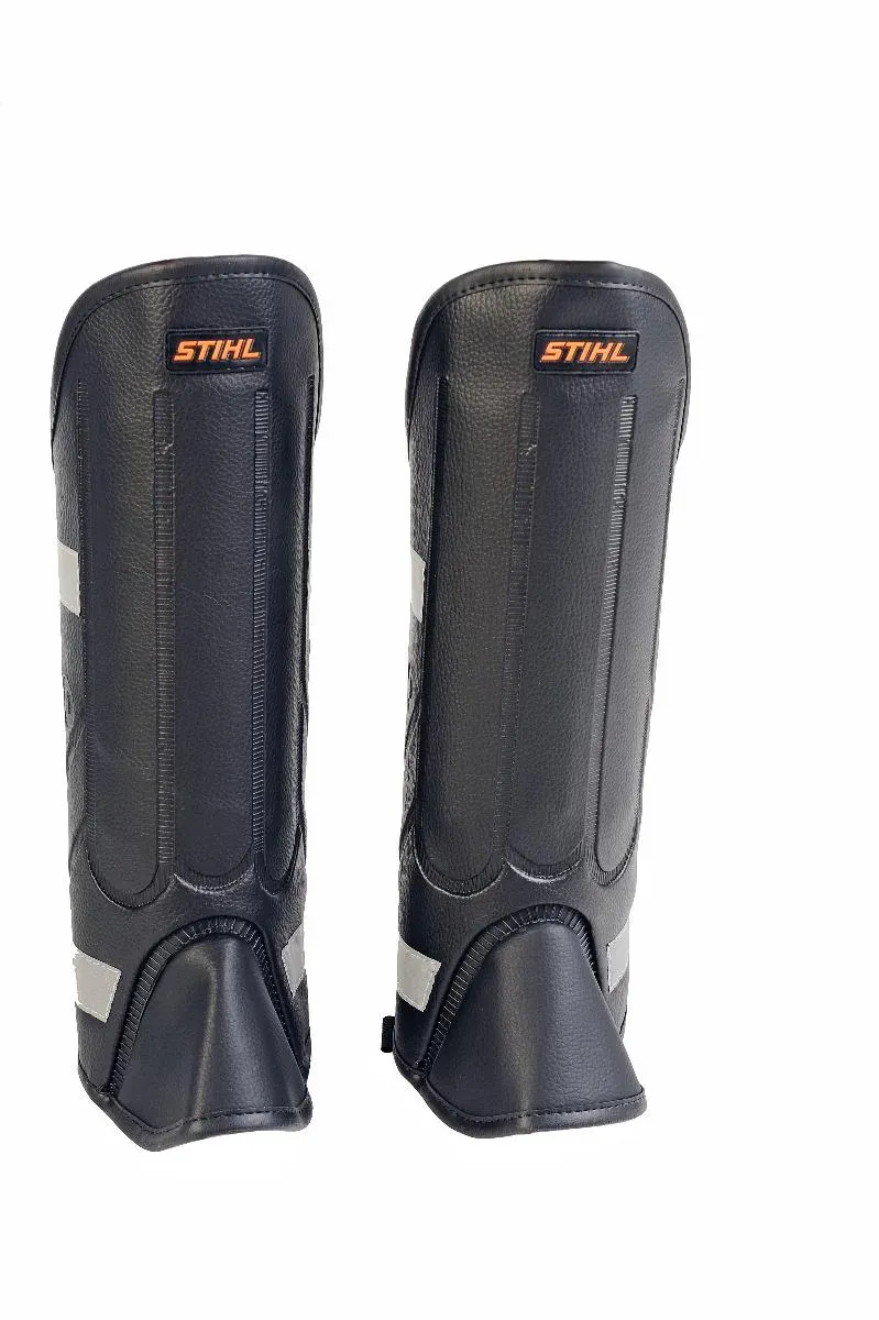 Perneira de Couro STIHL com Faixa Refletiva
