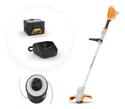 Roçadeira a Bateria STIHL FSA 57 Set com Bateria AK 10 e Carregador 127V