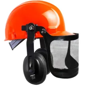 Capacete com Viseira de Tela 6" e Abafador 16 dB PTA 350 CA 12354