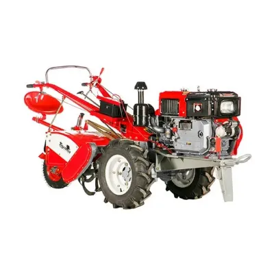Microtrator Diesel Toyama TDWT80E 16,5 HP Refrigerado a Água com Enxada Rotativa