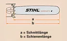 Sabre STIHL Rollomatic ES 40 cm 3/8" 1,6 mm