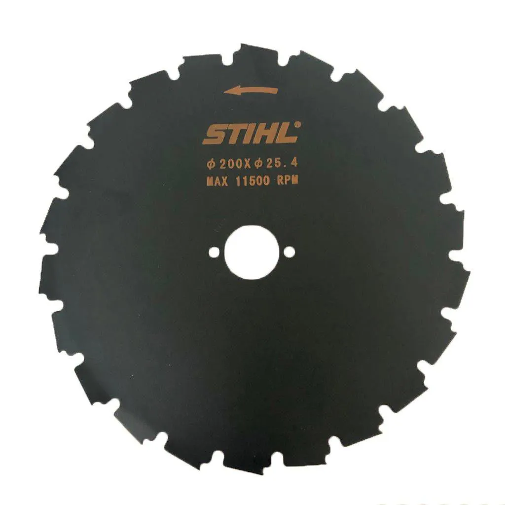 Serra Circular STIHL 225 mm 24 Dentes Furo 20 mm para Roçadeiras FS 160/220/290
