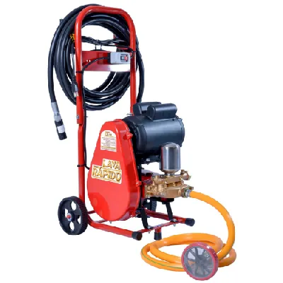 Lavadora de Média Pressão ZM LR-14 1 CV 14 L/min com Carrinho 127/220V
