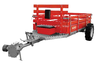 Carreta Fixa Baixa Tracionada Máquina Fort Modelo 508 para Microtrator