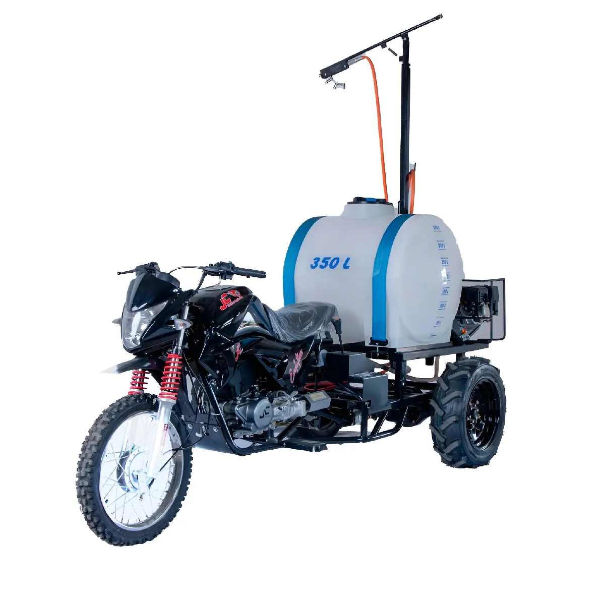 Triciclo Pulverizador Canhão JC Triciclos JC 200 350 L