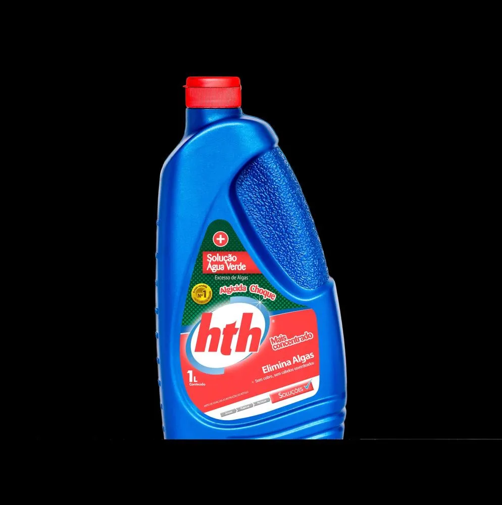 Algicida de Choque hth Solução Água Verde 1 Litro