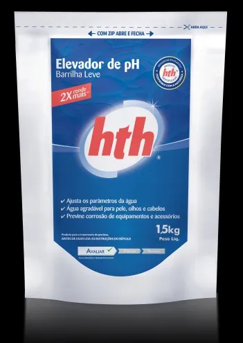Elevador de pH hth Barrilha em Pó 1,5 kg