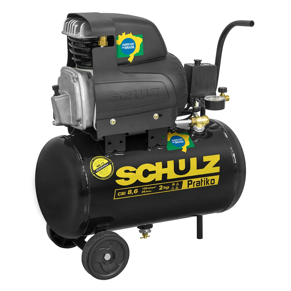 Compressor de Ar Schulz Pratiko CSI 6,6/20 1,5 HP 20 L 127V