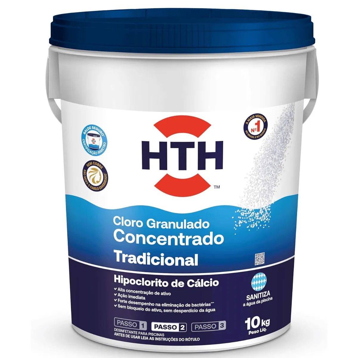 Cloro Granulado hth Tradicional 65% Balde 10 kg
