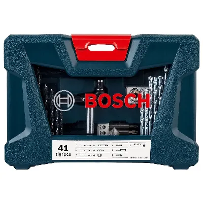 Maleta V-LINE 41 Pcs Azul Bosch