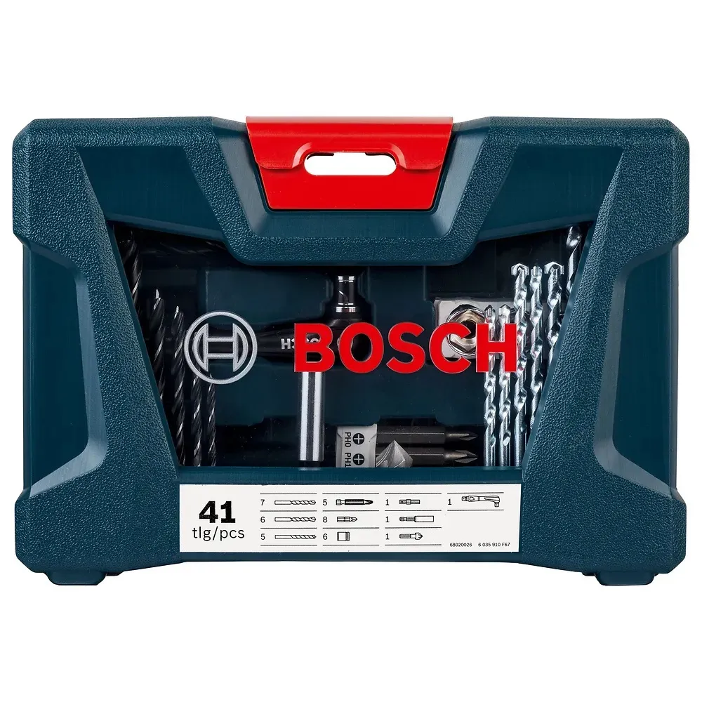 Maleta V-LINE 41 Pcs Azul Bosch