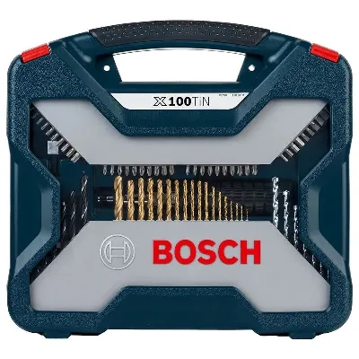 Maleta X-LINE 100 Pcs Azul Bosch