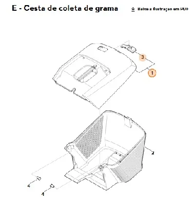 CESTO RECOLHED. RM 253 STIHL TAMPA